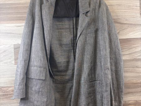 Blazer By Clothes Mentor In Grey, Size: M Discount