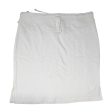 Terry Cotton Drawstring Mini Skirt By James Perse In White, Size: M Discount