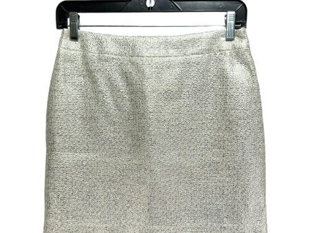 Metallic Skirt Mini & Short By Banana Republic In Gold, Size: 2 For Sale