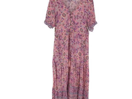 Dress Casual Maxi By Clothes Mentor In Pink, Size: L Online Hot Sale