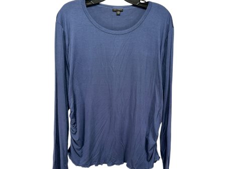 Top Long Sleeve By Coco And Carmen In Blue, Size: Xl For Discount