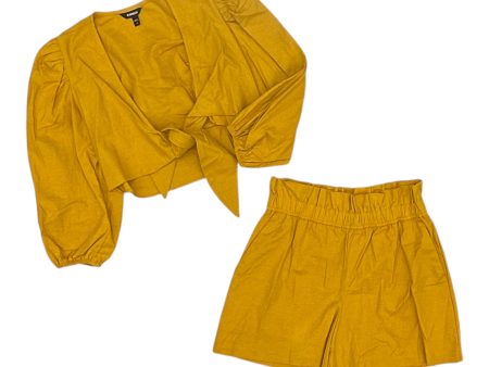 Skirt Set 2Pc By Express In Yellow, Size:Xs Hot on Sale