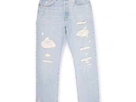 Jeans Straight By Levis In Blue, Size: M Sale