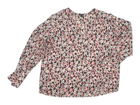 Top Ls By Ann Taylor In Floral Print, Size:Xl Discount