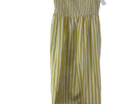 Dress Casual Maxi By A New Day In Yellow, Size: L Sale