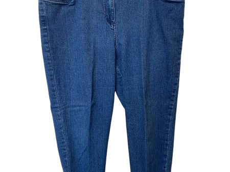 Jeans Cropped By Ruby Rd In Blue Denim, Size: 16 on Sale