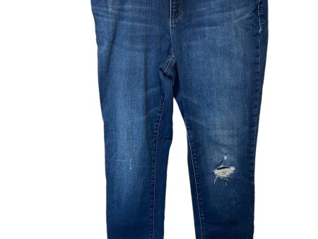 Jeans Skinny By Chicos In Blue Denim, Size: 0 on Sale