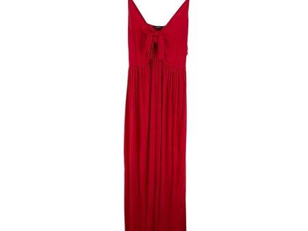 Dress Casual Maxi By Boohoo Boutique In Red, Size: L Hot on Sale