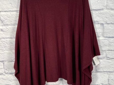 Poncho By Chicos In Red, Size: S For Sale