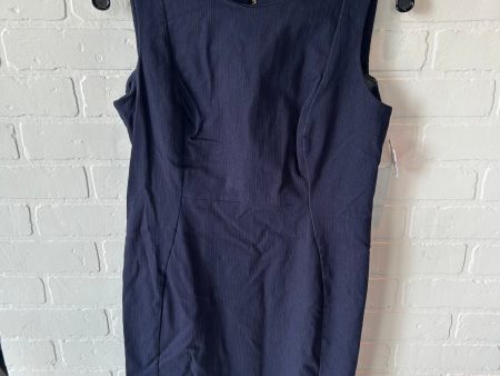 Dress Work By Calvin Klein In Blue, Size: L Online Sale