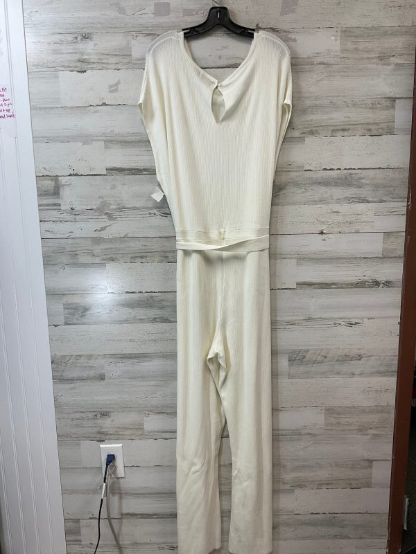 Jumpsuit By PRETTY LAVISH In Cream, Size: Xxl Discount