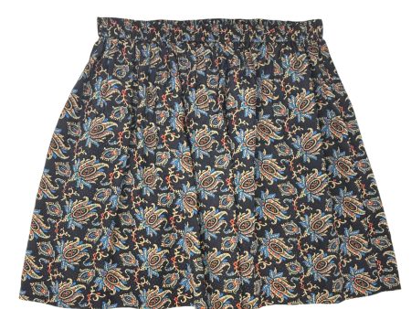 100% Silk Mini Skirt By Sea New York In Paisley Print, Size: 6 Online Sale