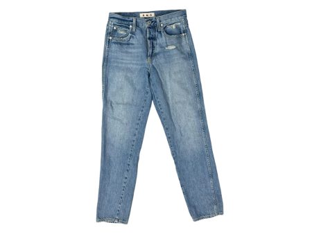 Jeans Straight By Amo In Blue Denim, Size: 26 Fashion