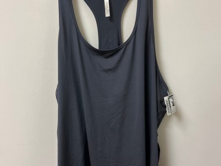 Athletic Tank Top By Fabletics In Grey, Size: 1x Online Hot Sale