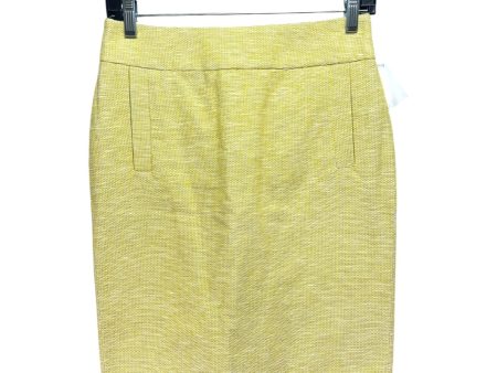 Skirt Mini & Short By Banana Republic In Yellow, Size: 2petite For Cheap