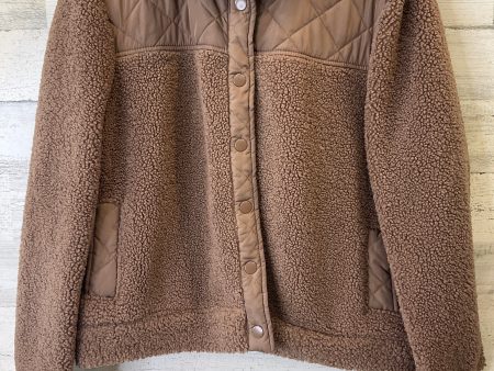 Jacket Faux Fur & Sherpa By Falls Creek In Brown, Size: Xl For Sale