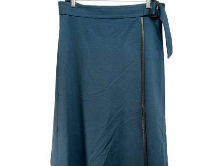 Belted Wrap Skirt Midi By Ann Taylor In Teal, Size: 10 Online Hot Sale