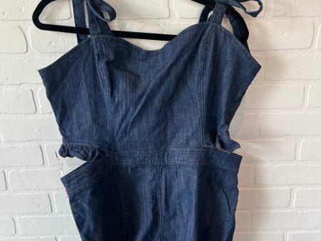 Romper By Bebe In Blue Denim, Size: L Online now