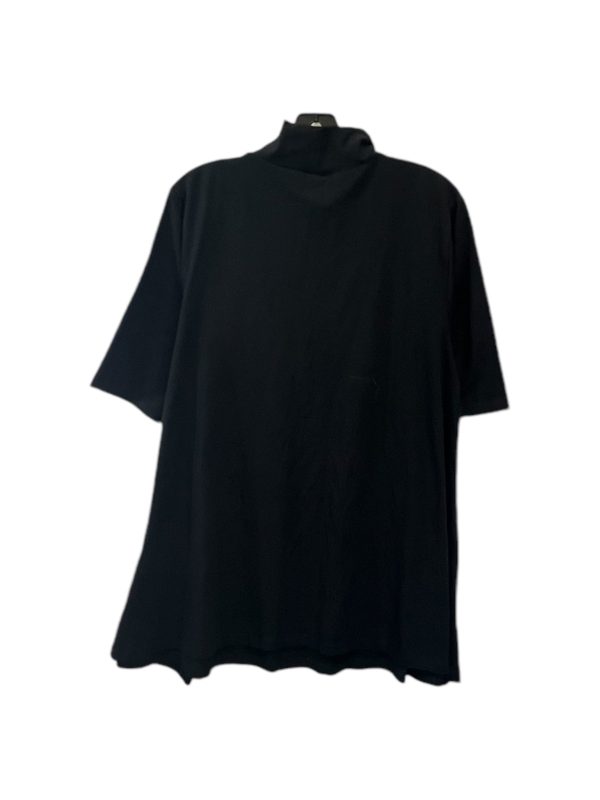 Top Short Sleeve By Chicos In Black, Size: Xl Online