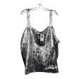 Top Sleeveless By Torrid In Silver, Size:3X Cheap