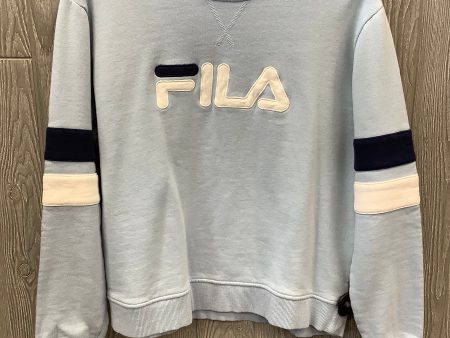 Athletic Sweatshirt Crewneck By Fila In Blue, Size: Xl Online Sale