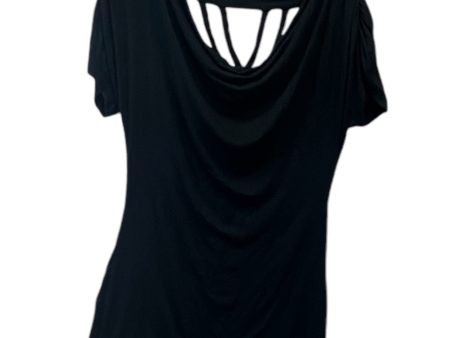 Top Short Sleeve By White House Black Market In Black, Size: S Discount