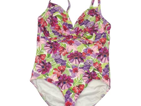 Swimsuit By Lands End In Floral Print, Size:Xl Online