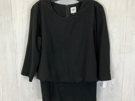 Top Short Sleeve By Cabi In Black, Size: S Cheap