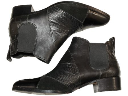 Boots Ankle Flats By Coach In Black, Size: 9.5 For Sale