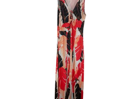 Dress Casual Maxi By Clothes Mentor In Tropical Print, Size: L Cheap