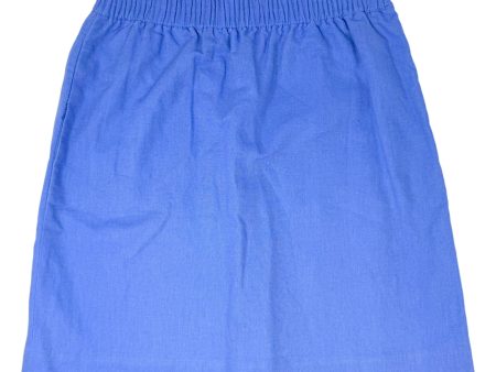 Sidewalk Linen Blend Paperbag Skirt By J. Crew In Blue, Size: 0 Sale