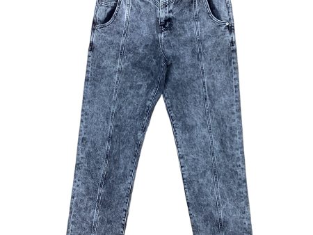 Jeans Straight By Clothes Mentor In Black Denim, Size: 6 Online Sale