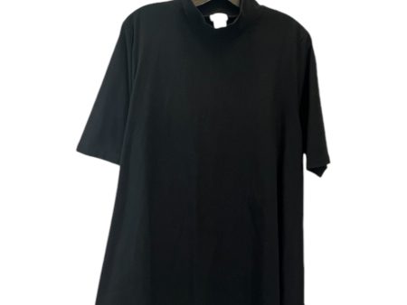 Top Short Sleeve By Chicos In Black, Size: Xl Online