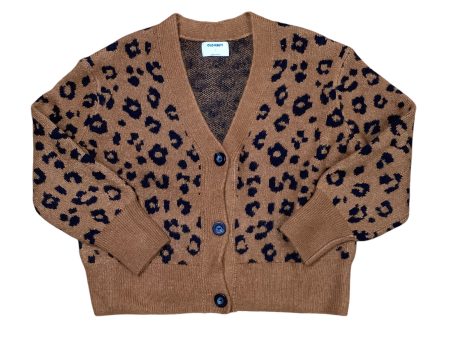 Sweater Cardigan By Old Navy In Animal Print, Size: S For Sale