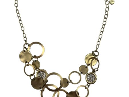 GOLD NECKLACE LAYERED by LOFT For Sale