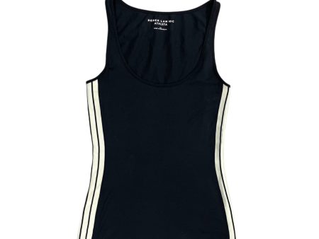 Athletic Tank Top By Derek Lam In Black & Tan, Size: Xs For Discount