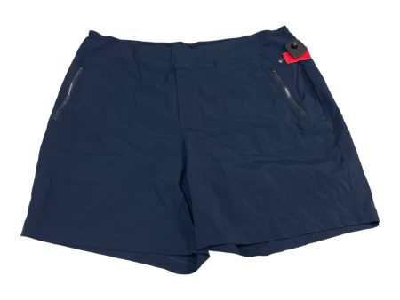 Athletic Shorts By Athleta In Navy, Size: 2x Online now