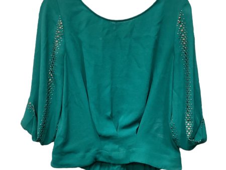 Top 3 4 Sleeve By Bcbgmaxazria In Green, Size: M For Cheap