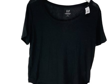 Top Short Sleeve Basic By Gap In Black, Size: M Online