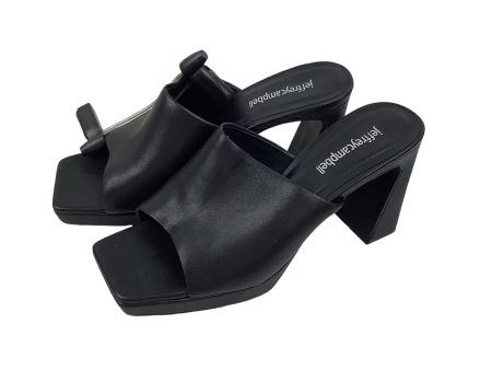 Sandals Designer By Jeffery Campbell In Black, Size: 7 Supply