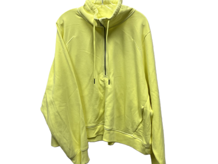 Athletic Sweatshirt Collar By All In Motion In Yellow, Size: 3x Online Sale