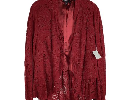 Blazer By Torrid In Red, Size: 2X on Sale