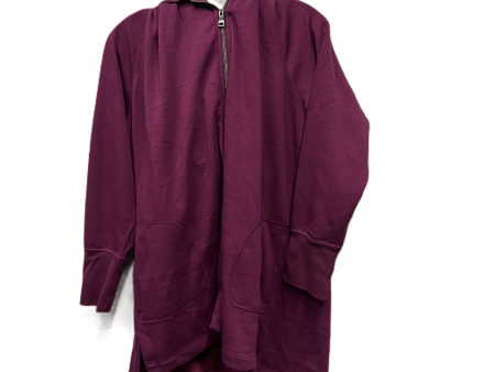 Athletic Jacket By Isaac Mizrahi Live Qvc In Purple, Size: 2x Online Hot Sale