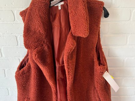 Vest Fleece By Maurices In Orange, Size: 2x Online now