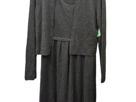 Dress Set 2pc By Eileen Fisher In Grey, Size: Lp Hot on Sale