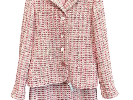 Skirt Suit 2pc By Jg Hook In Pink, Size: 8 Online