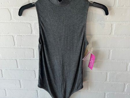 Bodysuit By Express In Grey, Size: Xs Hot on Sale