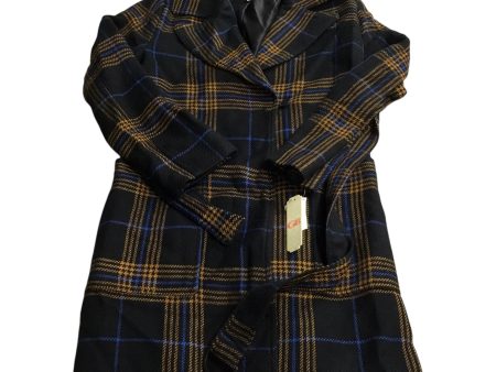 Coat Trench Coat By Gianni Bini In Plaid Pattern, Size: Xs Sale