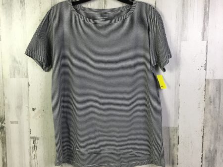 Top Short Sleeve Basic By Eileen Fisher In Black & White, Size: Xs Online