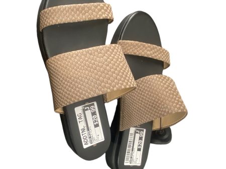 Sandals Flats By Via Spiga In Grey, Size: 8 Online Sale